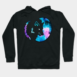 Fierce Galaxy Wolf Hoodie